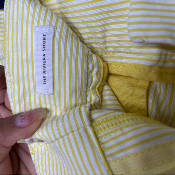 LOFT Yellow High Waist Tailored Shorts - Picture 6 of 6